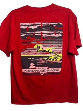 Columbia PHG Performance Hunting Gear Graphic T-shirt Men Large Red Field Tested